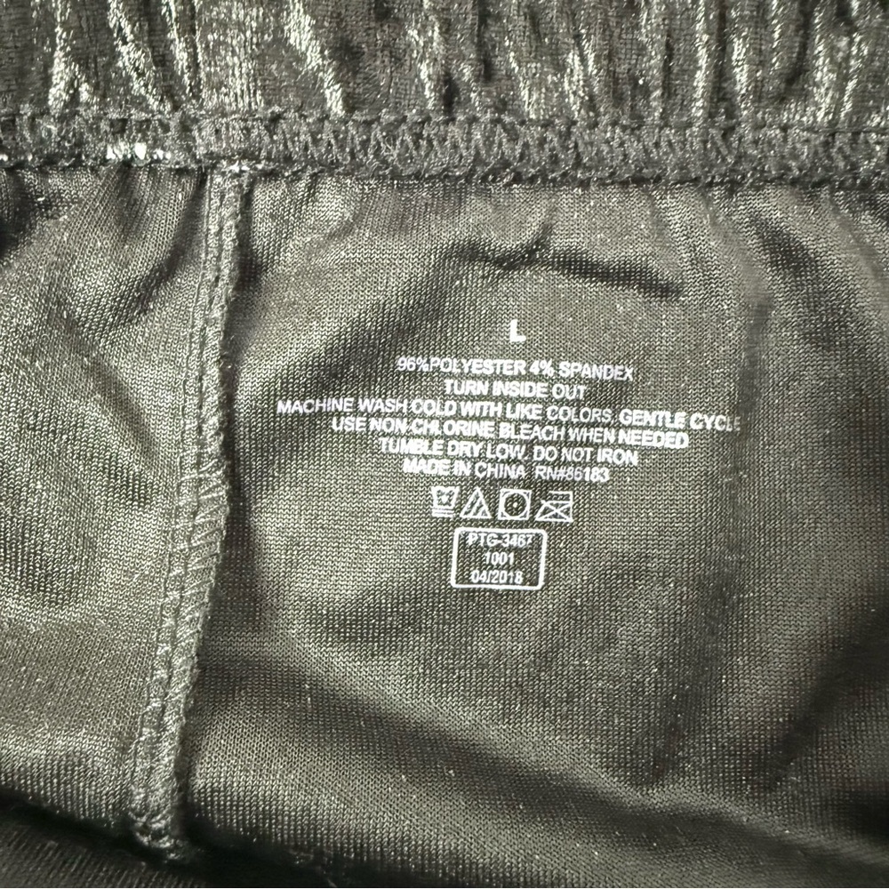 CAPELLI Black Crushed Velvet Leggings Elastic Waist Girls Size L NEW WITH TAG - Picture 9 of 13